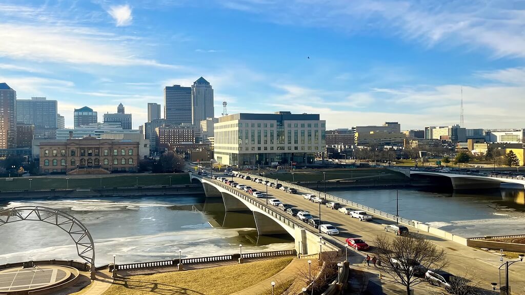 Downtown of Des Moines